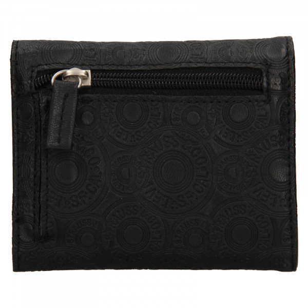 Dámska kožená peňaženka Levi's Victoria - čierna