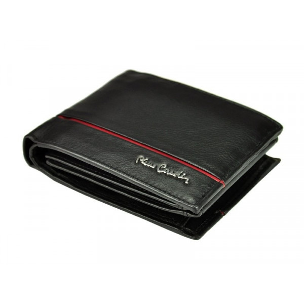 Pánska kožená peňaženka Pierre Cardin Michel - čierno-modrá