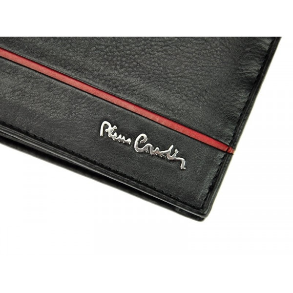 Pánska kožená peňaženka Pierre Cardin Michel - čierno-modrá