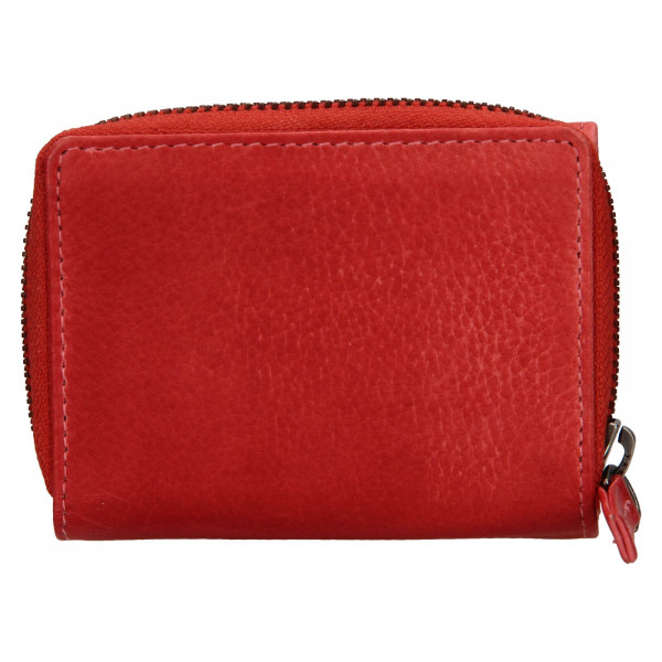 Dámska kožená peňaženka Lagen Carmena - červená