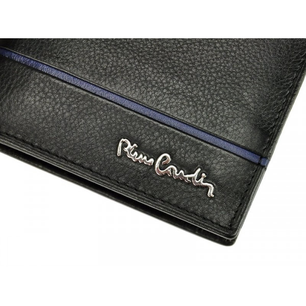 Pánska kožená peňaženka Pierre Cardin Alain - čierno-červená