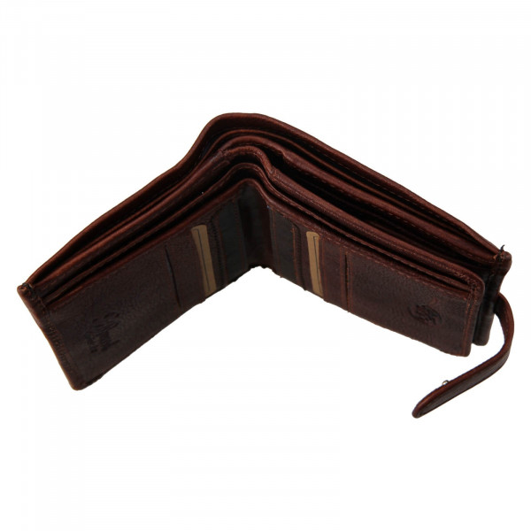 Pánska kožená peňaženka Ashwood Harry - hnedá