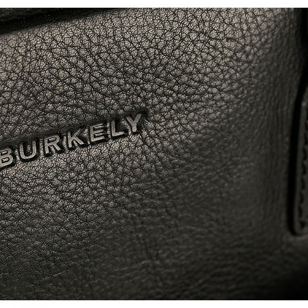 Pánska kožená taška na notebook Burkely Sammy - čierna