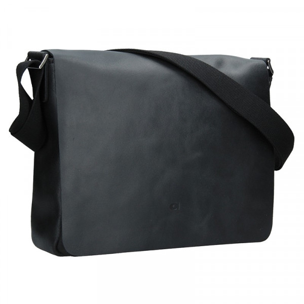 Kožená pánska taška Daag SMASH 75 - čierna