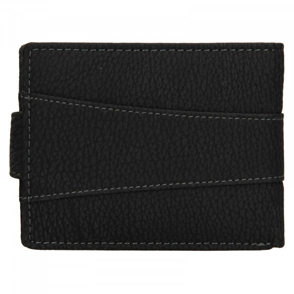 Pánska kožená peňaženka Lagen Kevon - čierna