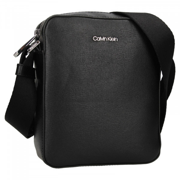 Pánska taška cez rameno Calvin Klein Recycled - čierna