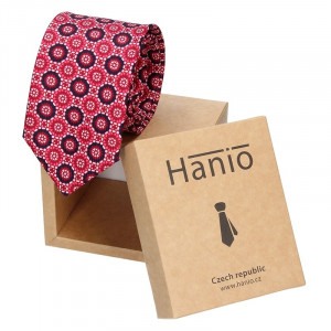 Pánska kravata Hanio Marco - červená