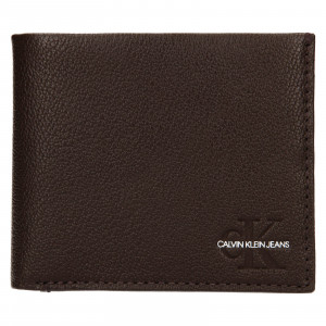 Pánska kožená peňaženka Calvin Klein Seba - hnedá