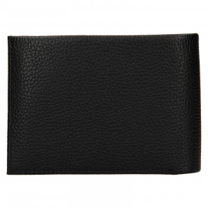 Pánska kožená peňaženka Calvin Klein Delne - čierna