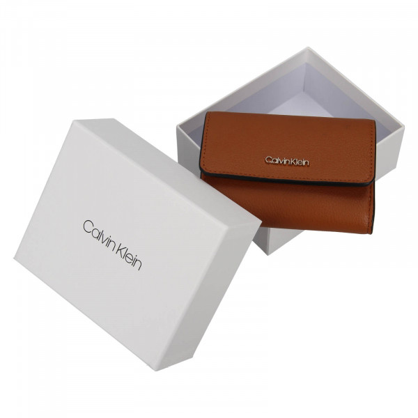 Dámska peňaženka-kabelka Calvin Klein Minas - hnedá