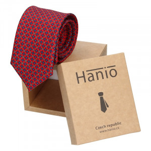 Pánska kravata Hanio Luis - červená