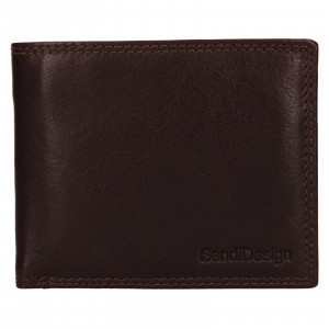 Pánska kožená peňaženka SendiDesign Lopezz - čierna