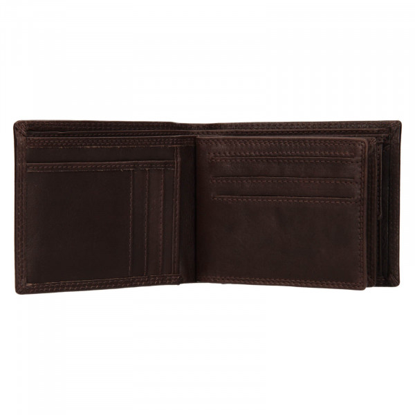 Pánska kožená peňaženka SendiDesign Lopezz - hnedá