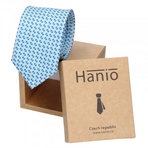 Pánska kravata Hanio Broby - modrá