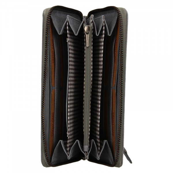 Dámska kožená peňaženka Lagen Libertad - šedá