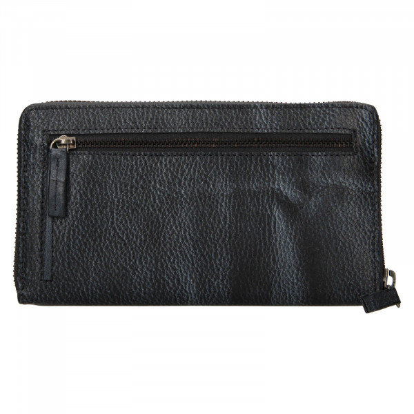 Dámska kožená peňaženka Lagen Libertad - šedo-čierna