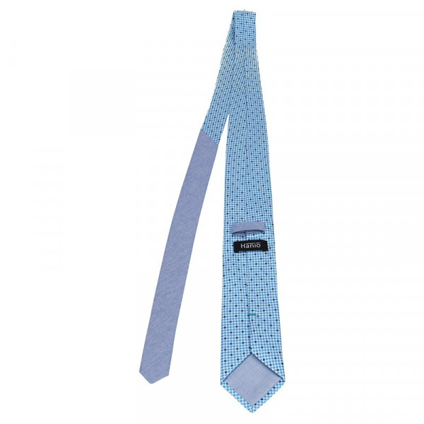 Pánska hodvábna kravata Hanio Adam - modrá