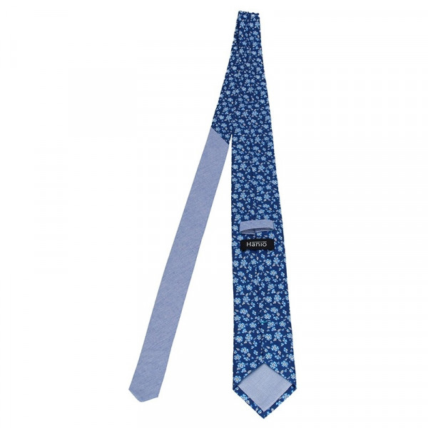 Pánska hodvábna kravata Hanio Ivan - modrá