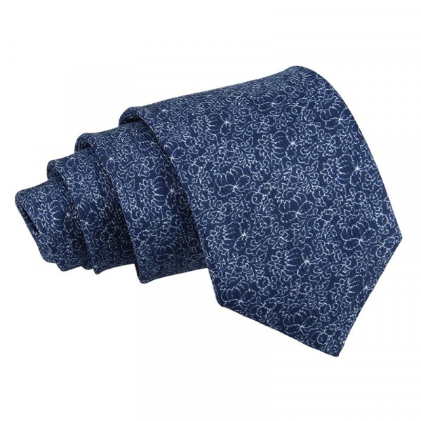 Pánska hodvábna kravata Hanio Tibor - modrá