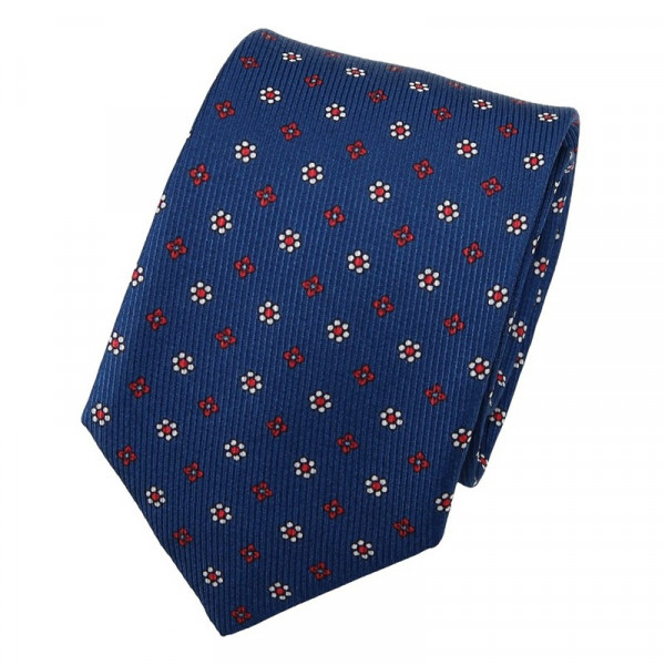 Pánska hodvábna kravata Hanio Klop - modrá