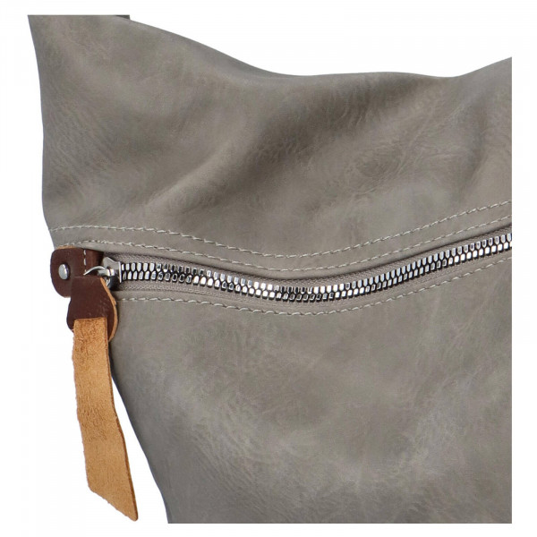 Dámska kabelka cez rameno Paolo Bags Jiřina - šedá