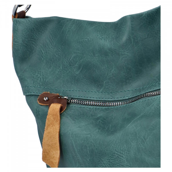 Dámska kabelka cez rameno Paolo Bags Jiřina - zelená