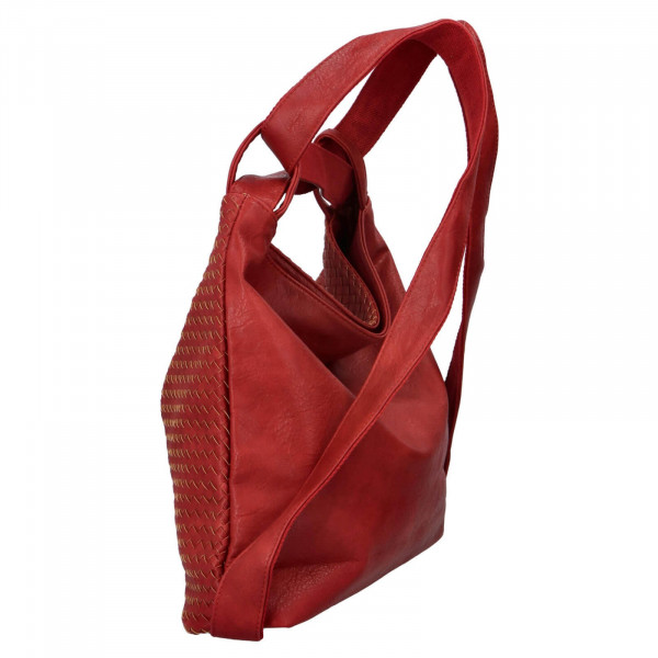 Dámska kabelka cez rameno Paolo Bags Norra - červená