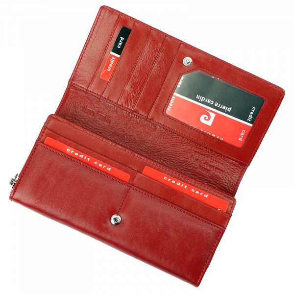 Dámska kožená peňaženka Pierre Cardin Veronne - červená