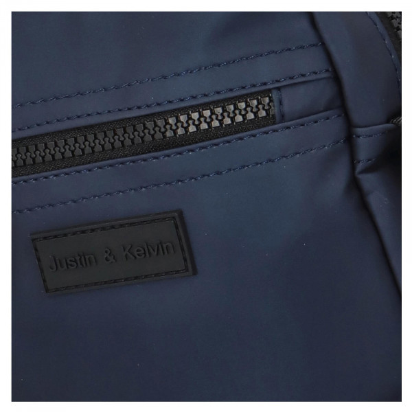 Pánska taška cez rameno Justin & Kelvin Jack - tmavo modrá