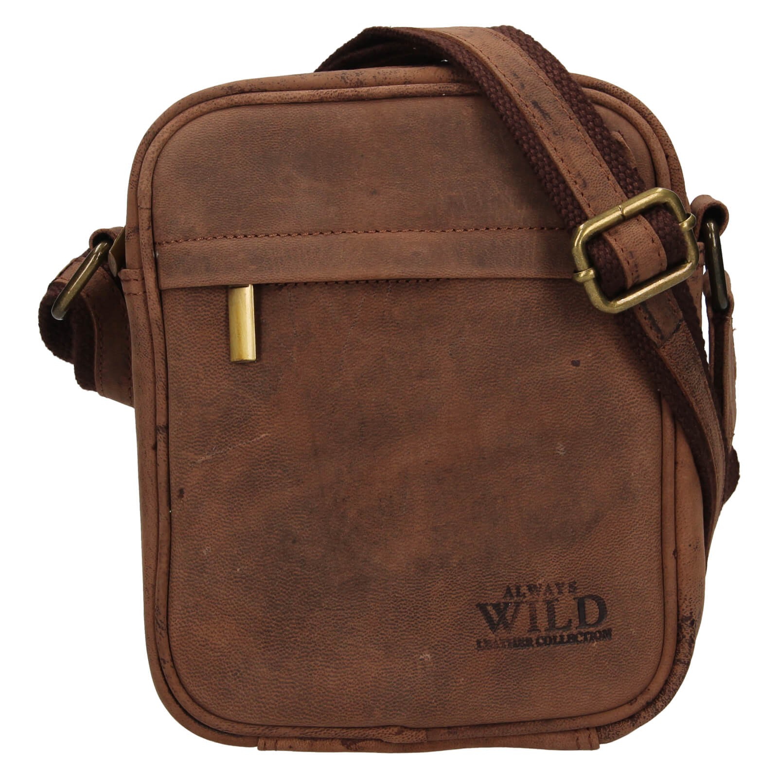 Pánská taška přes rameno Always Wild Filip - tmavo hnedá