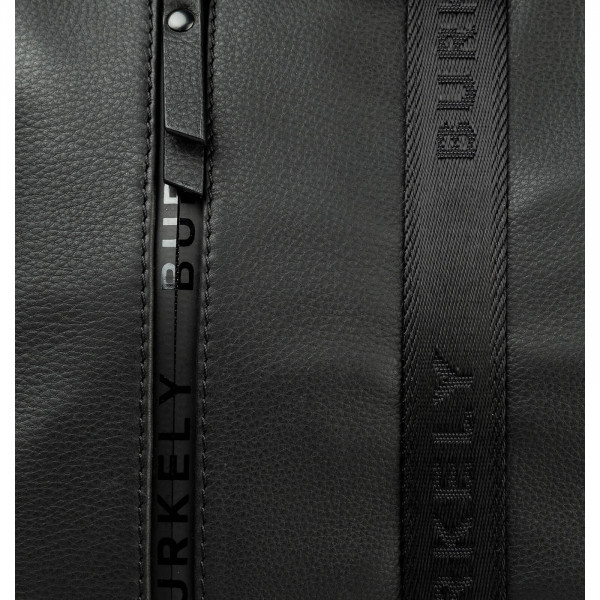 Pánska kožená taška na notebook Burkely Matis - čierna