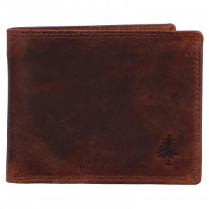 Pánska kožená peňaženka Greenwood Fred - hnedá