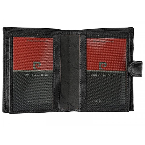 Pánska kožená peňaženka Pierre Cardin Fredderic - čierna