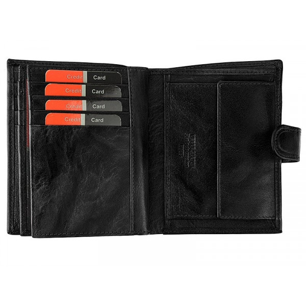 Pánska kožená peňaženka Pierre Cardin Fredderic - čierna