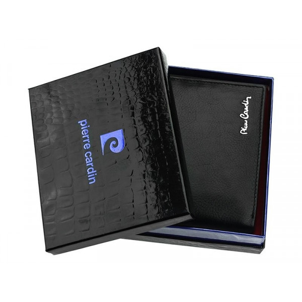 Pánska kožená peňaženka Pierre Cardin Paule - čierna