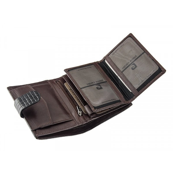 Pánska kožená peňaženka Pierre Cardin Gussepe - čierna