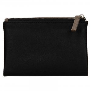 Dámska kožená peňaženka Lagen Alfie - čierno-šedá