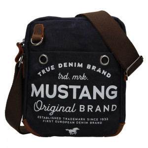 Pánska taška cez rameno Mustang Palladi - modrá