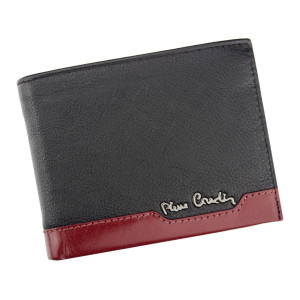 Pánska kožená peňaženka Pierre Cardin Berdy - čierno-červená