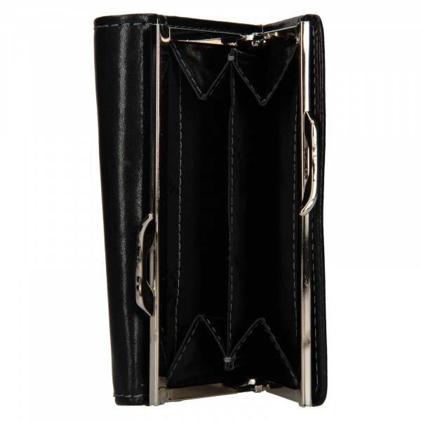 Dámska kožená peňaženka Lagen Stela - čierna
