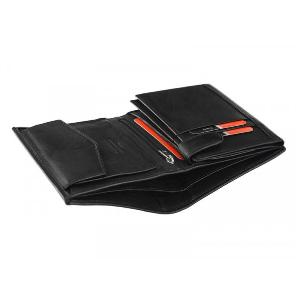 Pánska kožená peňaženka Pierre Cardin Edison - čierna