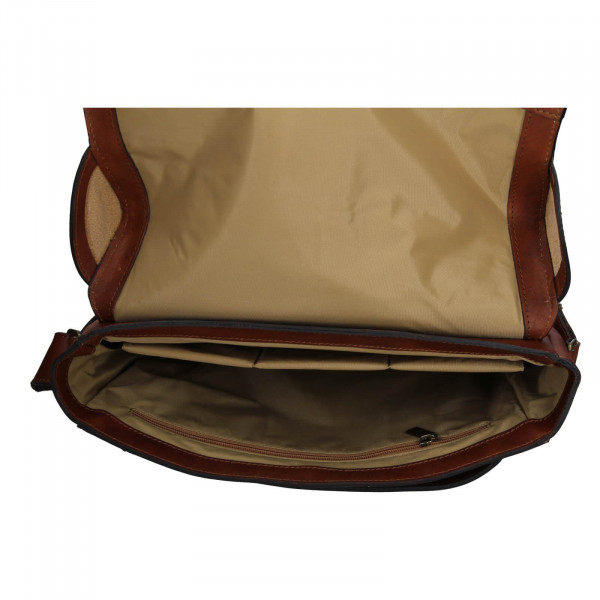 Luxusná pánska kožená taška Daag ALIVE 12 - hnedá