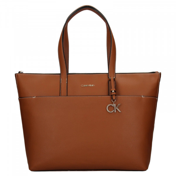 Dámska kabelka Calvin Klein Centa - hnedá