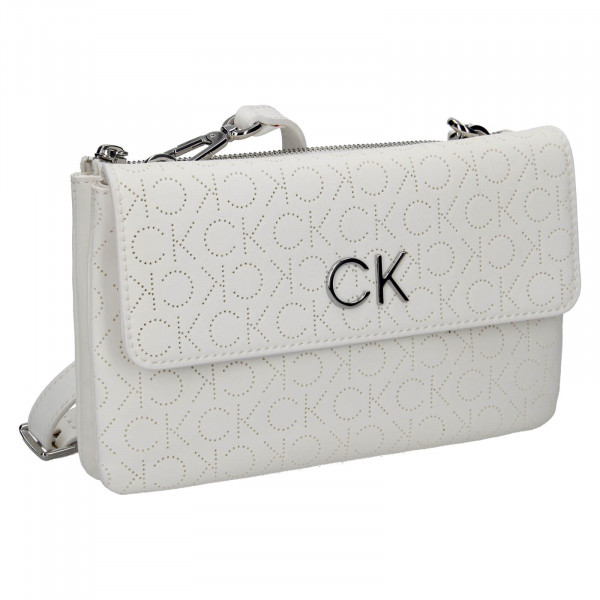 Dámska crossbody kabelka Calvin Klein Majala - krémová