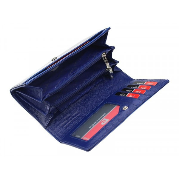 Dámska kožená peňaženka Pierre Cardin Milena - vínová