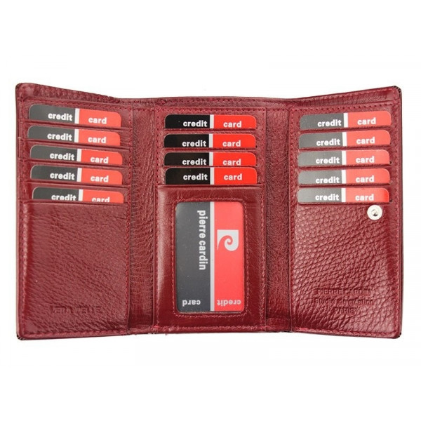 Dámska kožená peňaženka Pierre Cardin Alberta - čierna