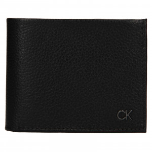 Pánska kožená peňaženka Calvin Klein Rasle - čierna