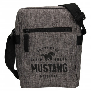 Pánska taška cez rameno Mustang Atlant - šedá
