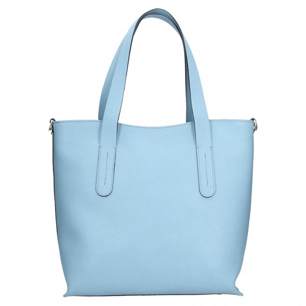 Dámska kožená kabelka Facebag Nina - modrá