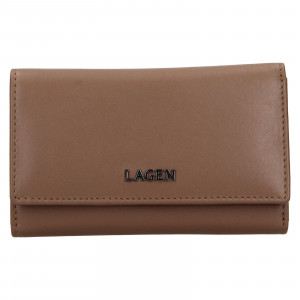Dámska kožená peňaženka Lagen Slávka - svetlo hnedá